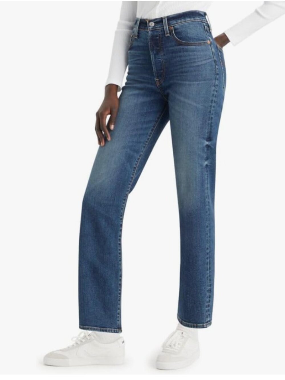 Levi's Women's Ribcage Straight Ankle Jeans Size 32